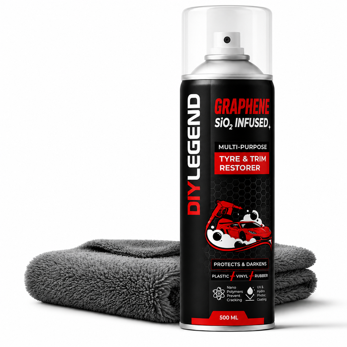 Graphene SiO₂ Infused Tyre & Trim Restorer